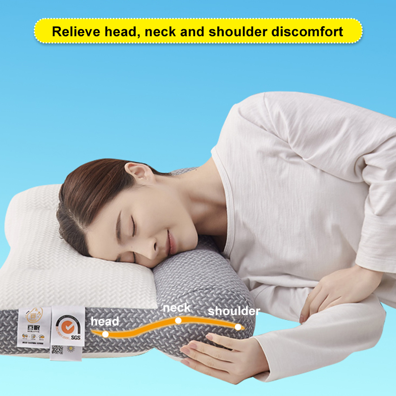 ZeBo Travel Pillow Memory Foam Neck Pillow with Ortopedic Back Support for  Pain.